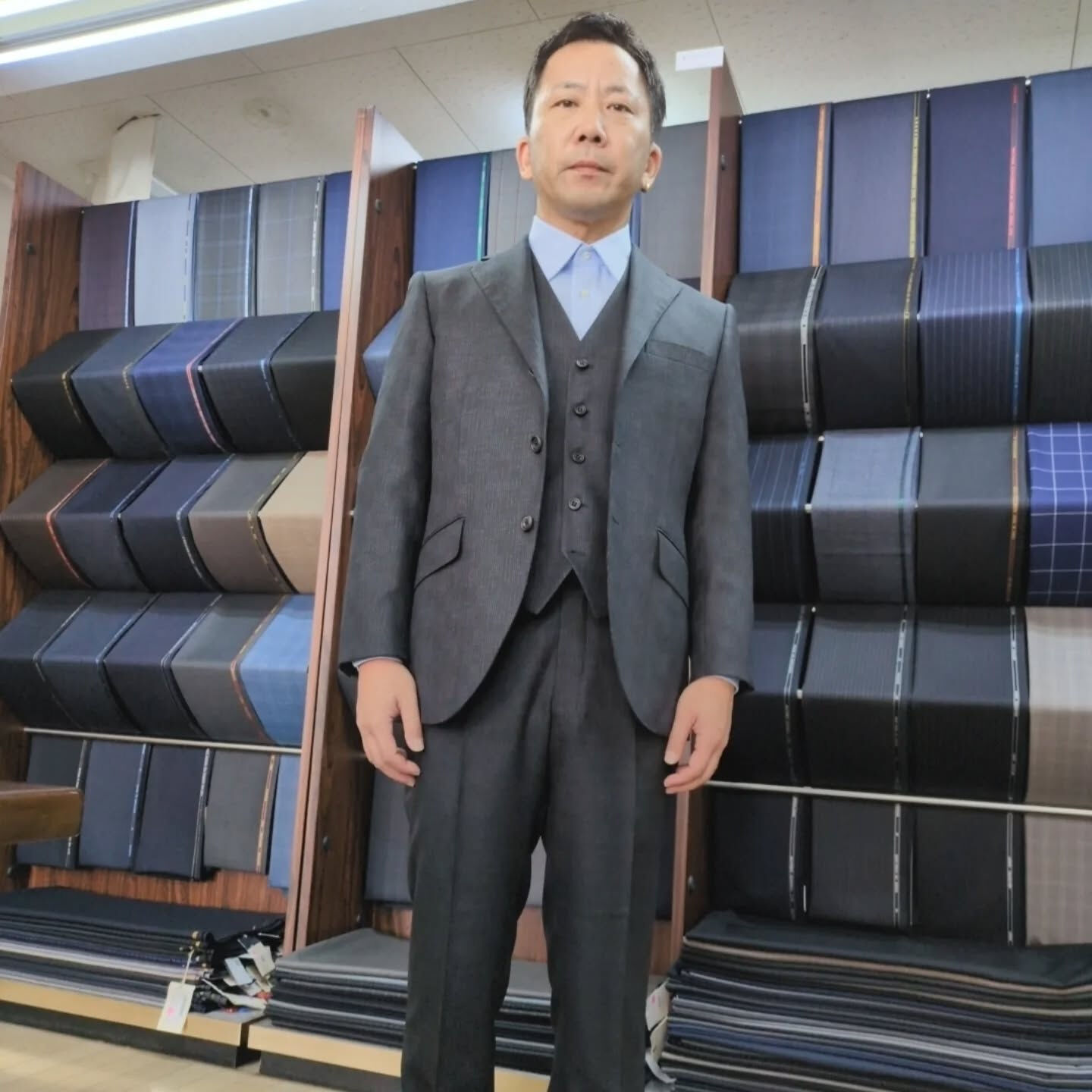 Y様オーダー ３ピーススーツのご紹介