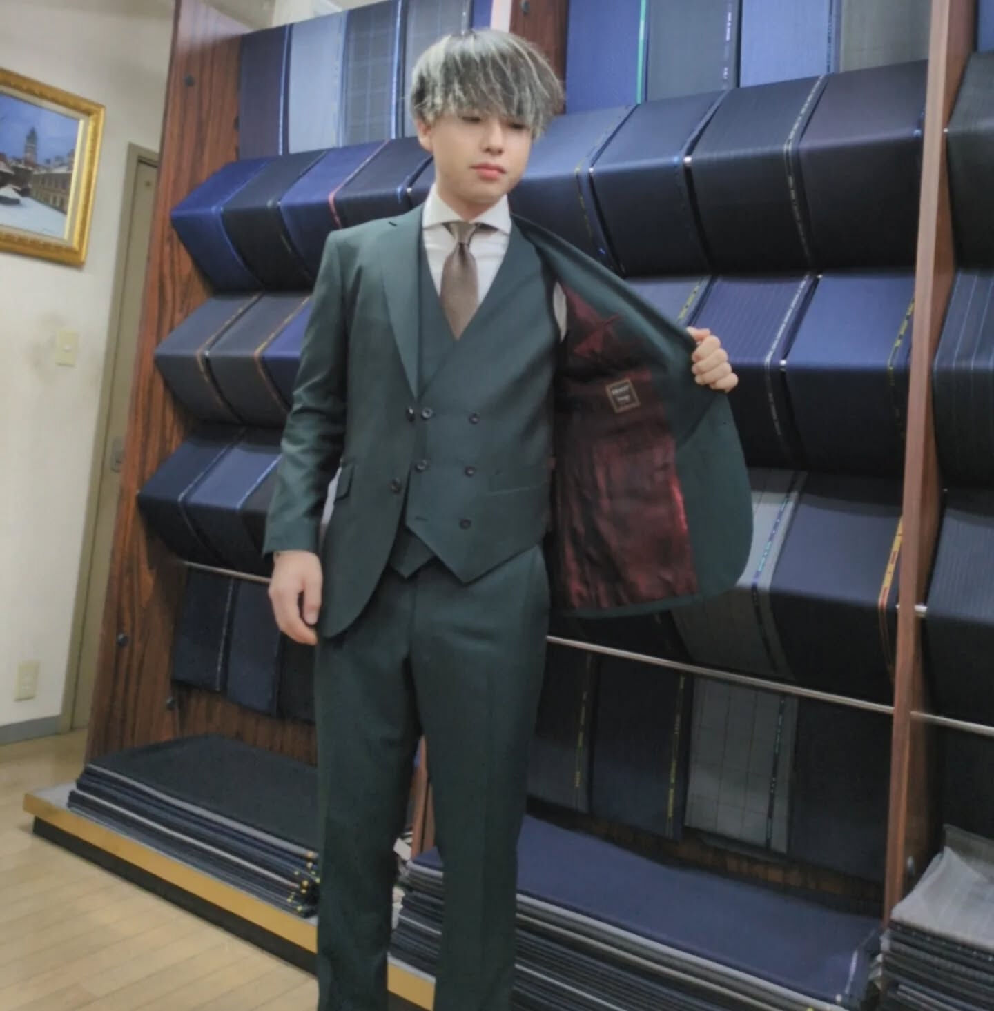 F様オーダーSUITSのご紹介