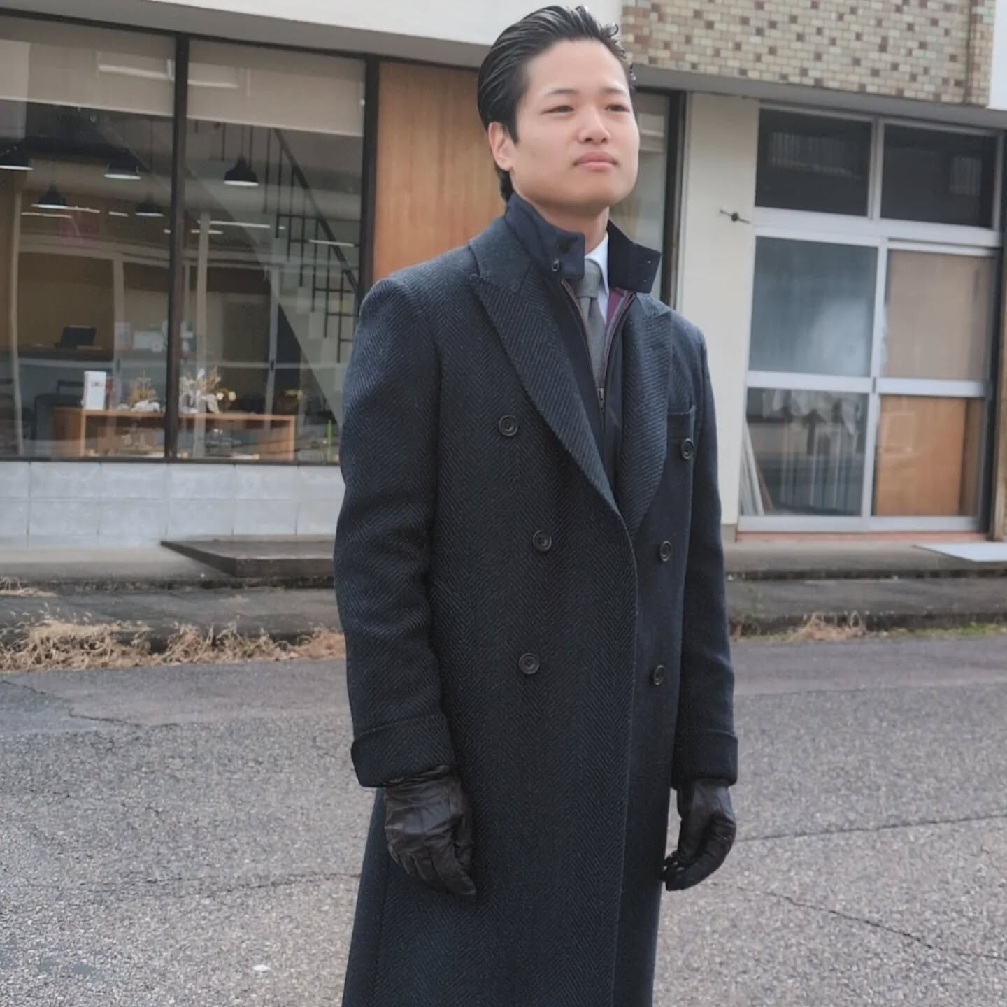 G様のオーダースーツとコートのご紹介