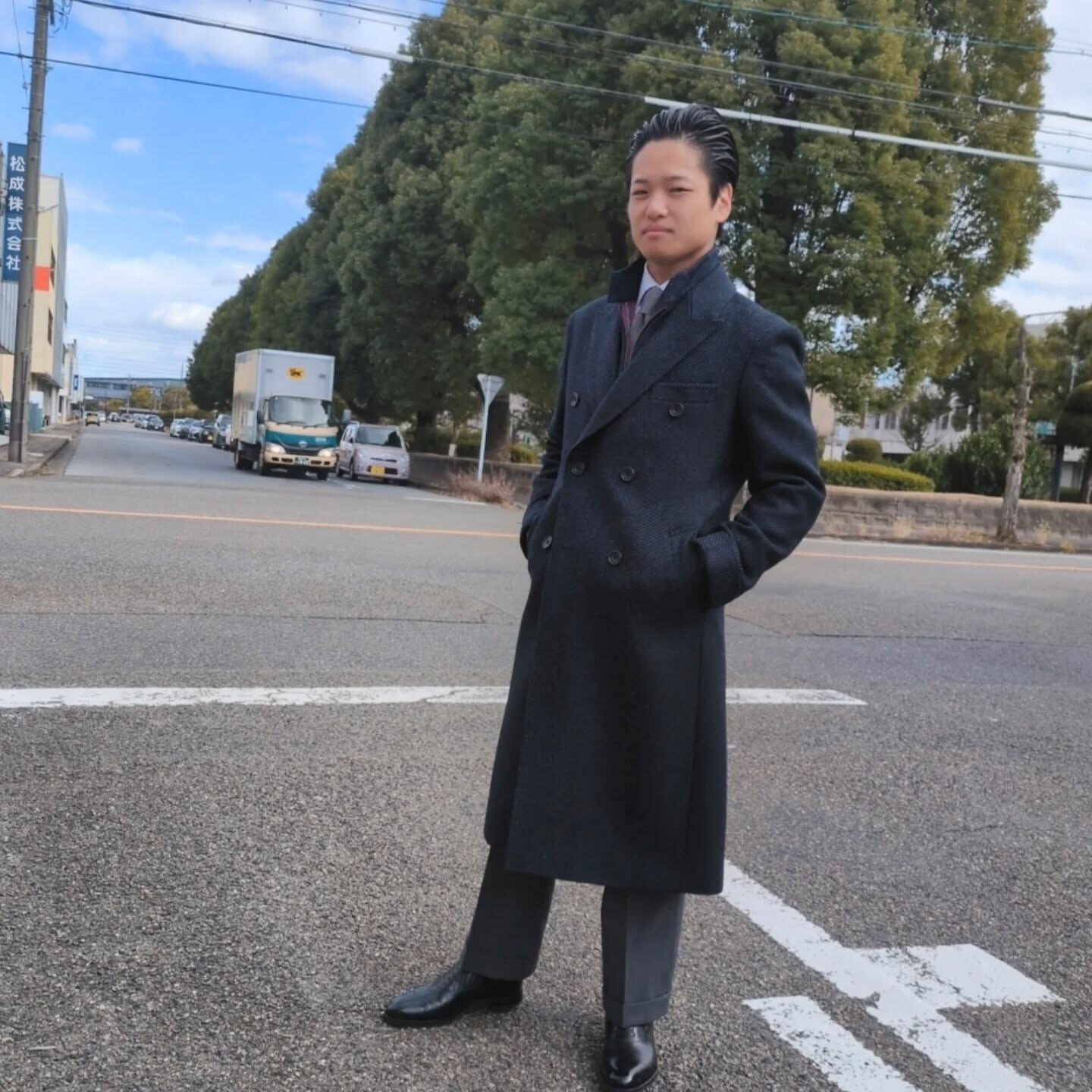G様のオーダースーツとコートのご紹介